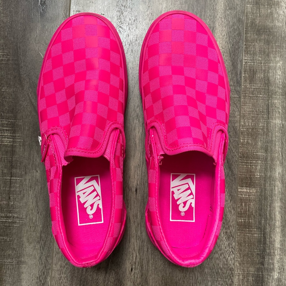 Classic Slip-On Vans - Pink Glow